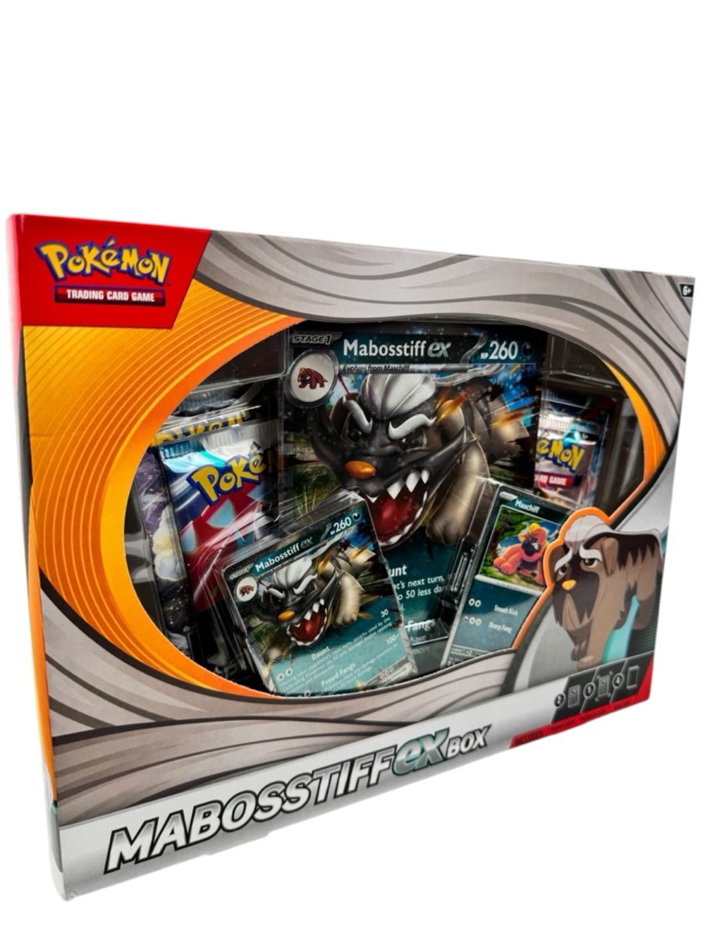 Pokemon TCG Mabosstiff ex Collection Box Kit Promo Factory Sealed Oversize Card